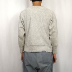 画像3: 80's Champion REVERSE WEAVE トリコタグ USA製 "ARMY" プリントスウェット S (3)