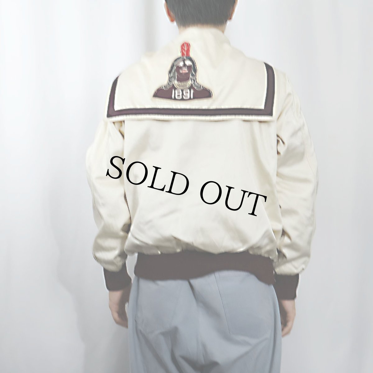 画像4: 60's Horace Partridge "SPRINGFIELD" ハーフジップ サテンスタジャン SIZE42 (4)