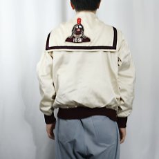 画像4: 60's Horace Partridge "SPRINGFIELD" ハーフジップ サテンスタジャン SIZE42 (4)