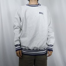 画像2: 90's LIFEWEAR USA製 REVERSE WEAVE TYPE "HILL" 刺繍スウェット XL (2)
