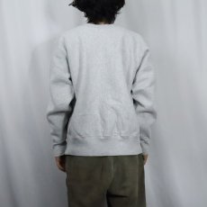 画像3: 90's the cotton exchange USA製 REVERSE WEAVE TYPE "HERITAGE SCHOOL" プリントスウェット L (3)