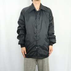 画像2: 70〜80's Swingster 裏ボア ナイロンコーチジャケット BLACK L (2)