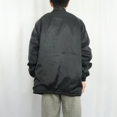 画像3: 70〜80's Swingster 裏ボア ナイロンコーチジャケット BLACK L (3)