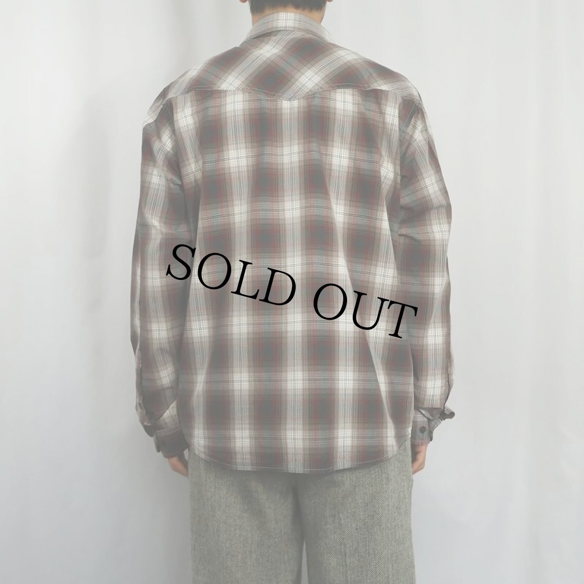 画像3: 2011AW Patagonia "ORGANIC COTTON" オンブレーチェック柄 コットンシャツ M (3)