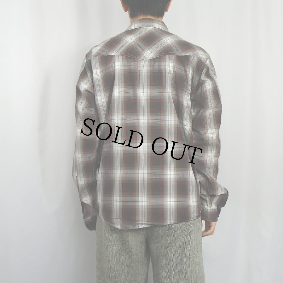 画像3: 2011AW Patagonia "ORGANIC COTTON" オンブレーチェック柄 コットンシャツ M (3)