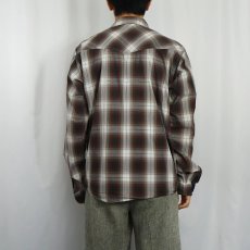 画像3: 2011AW Patagonia "ORGANIC COTTON" オンブレーチェック柄 コットンシャツ M (3)