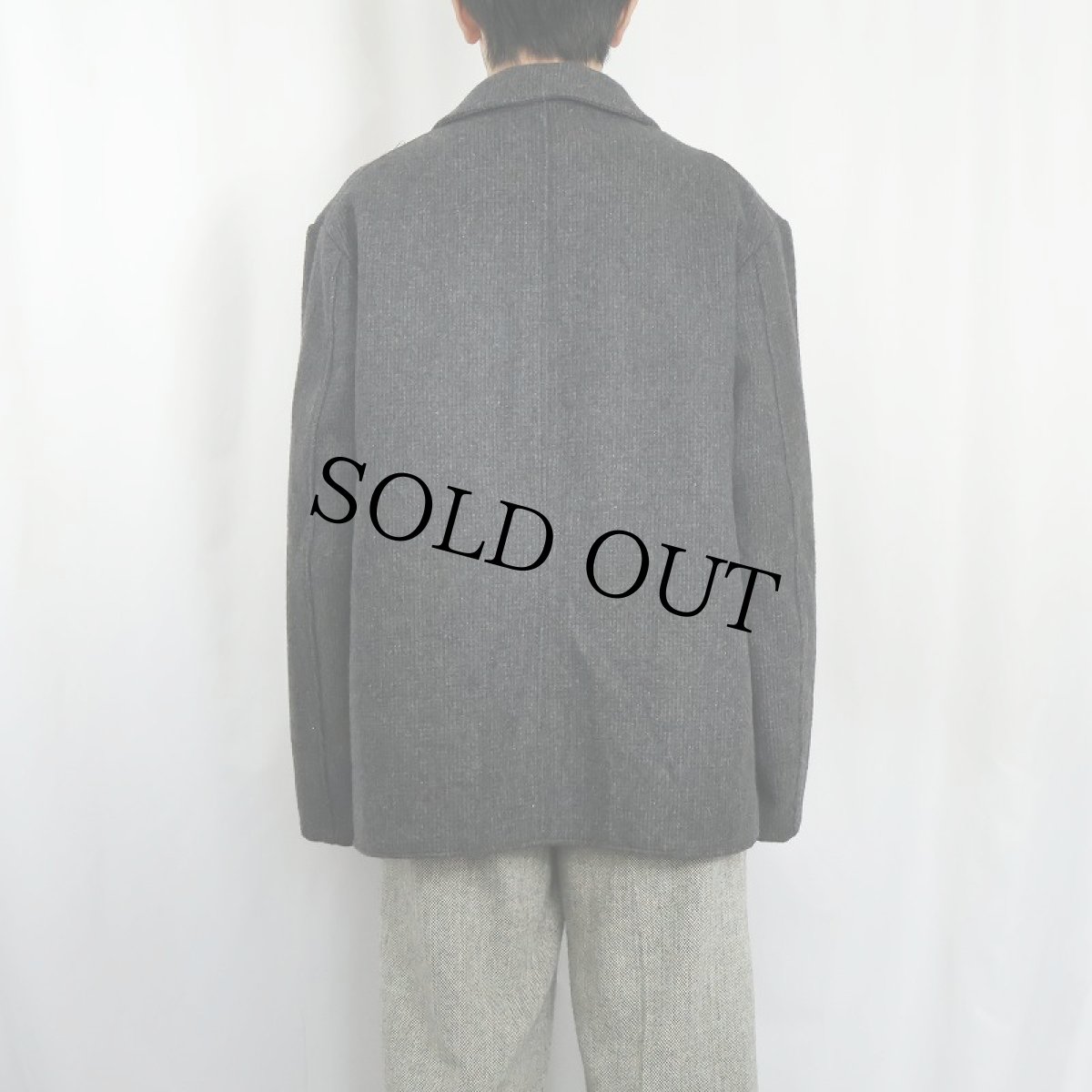 画像3: 50's FRENCH ウールファーマーズジャケット (3)