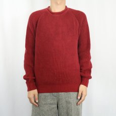 画像2: 2000's L.L.Bean ロールネック コットンニットセーター M (2)