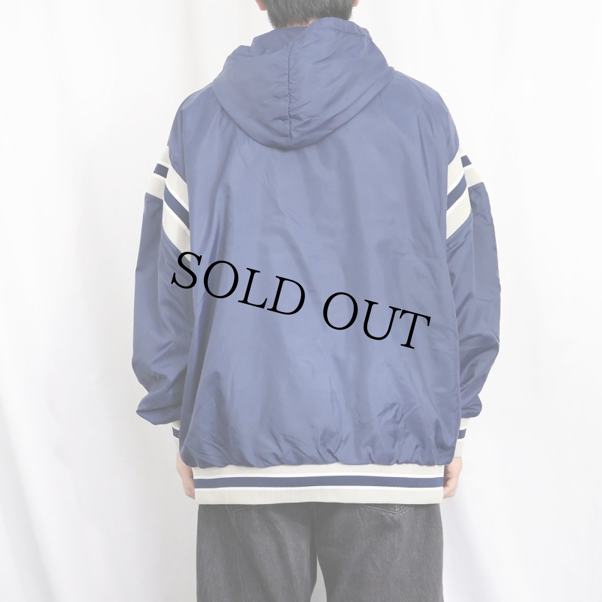 画像3: 80's RUSSELL ATHLETIC USA製 ハーフジップナイロンパーカー XL (3)