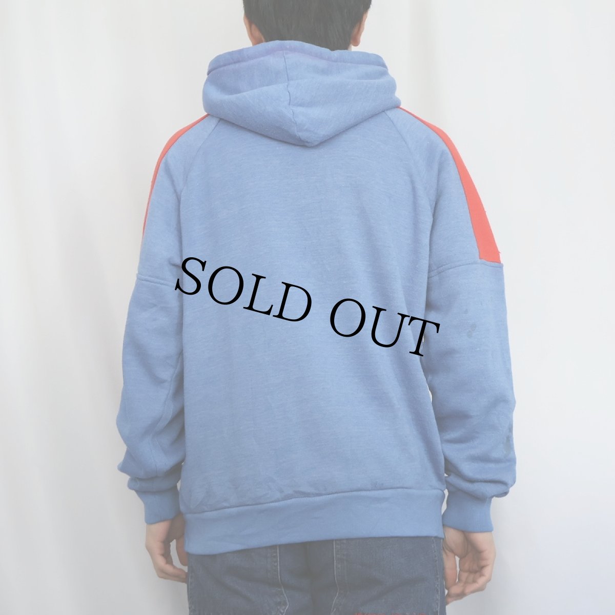 画像4: 90's NIKE 銀タグ ロゴ刺繍 スウェットジップパーカー L (4)