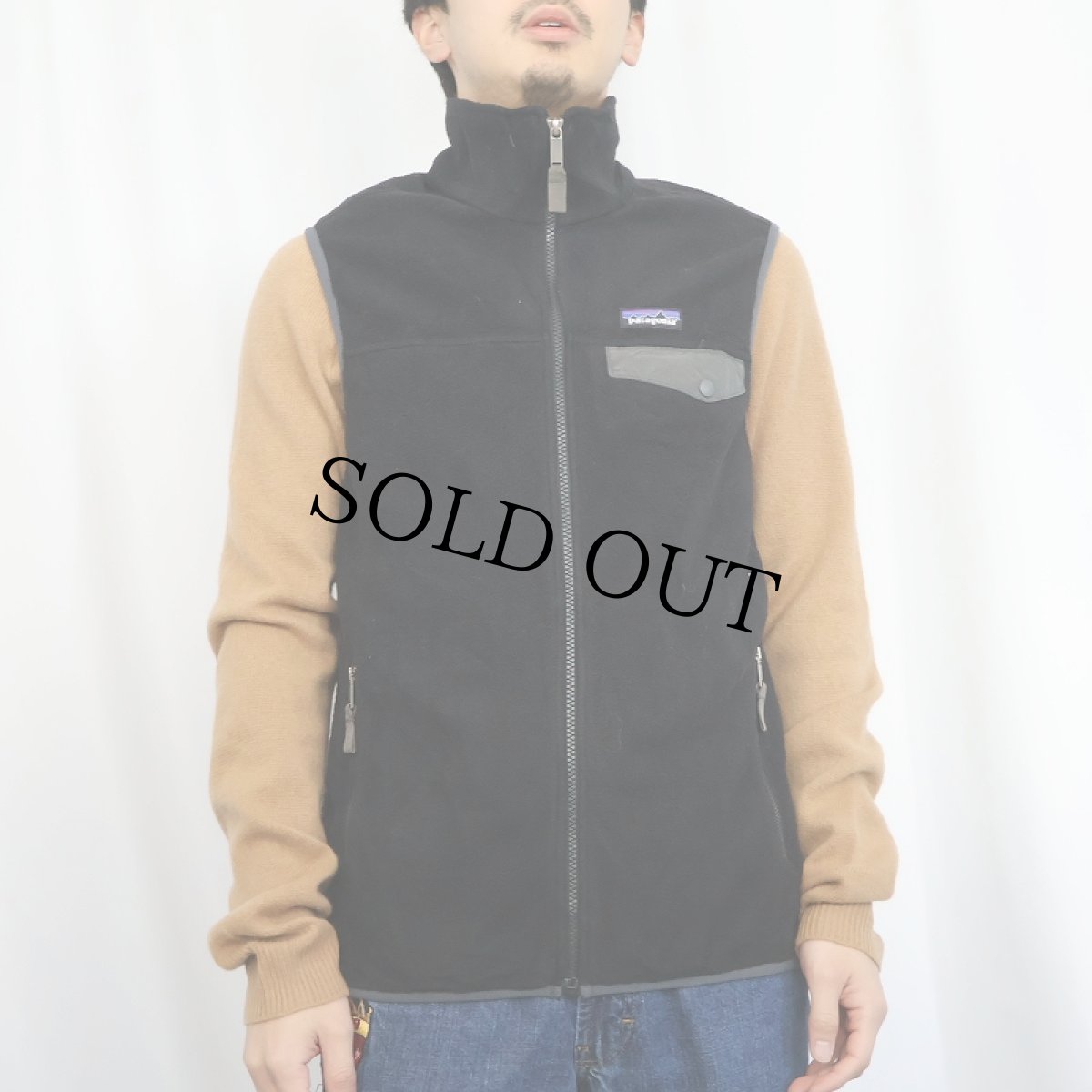 画像3: 2015AW Patagonia シンチラスナップTベスト BLACK M (3)