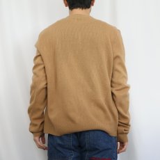 画像3: POLO Ralph Lauren ロゴ刺繍 Vネック ウールニットセーター M (3)