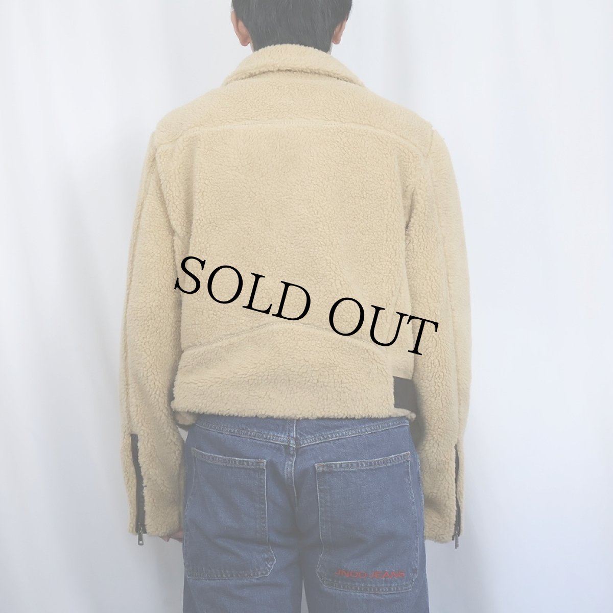 画像3: POLO Ralph Lauren "Double Riders Type" ボアライダースジャケット タグ付き未使用 L  (3)