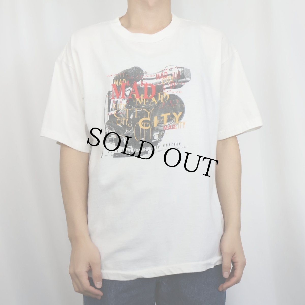 画像3: 90's MAD CITY サスペンス映画プリントTシャツ L (3)