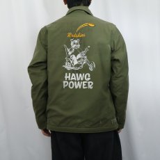 画像4: 80's U.S.NAVY A-2 ペイント デッキジャケット (4)