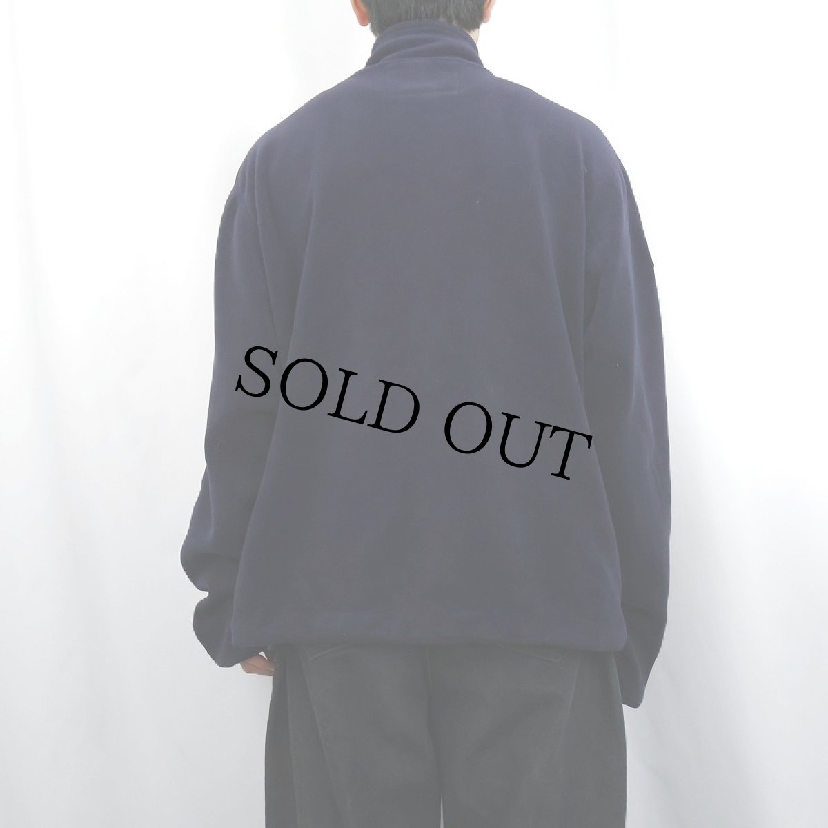 画像3: 90's POLO SPORT Ralph Lauren フリースジップジャケット NAVY XL (3)