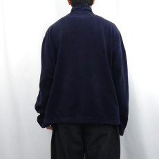 画像3: 90's POLO SPORT Ralph Lauren フリースジップジャケット NAVY XL (3)