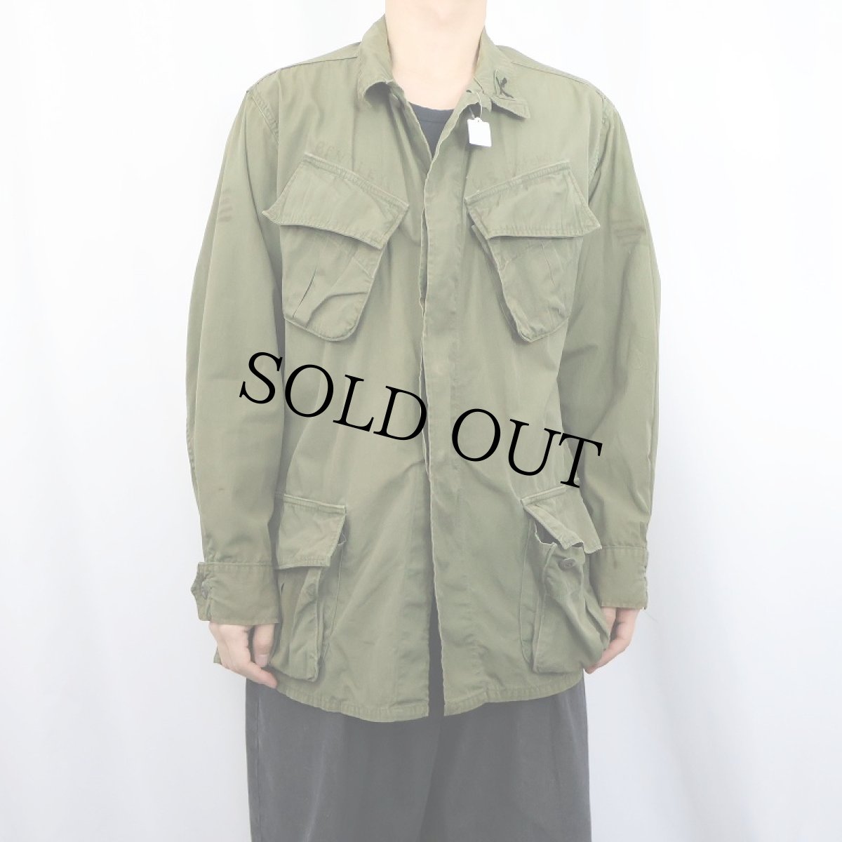 画像3: 60's U.S.ARMY ジャングルファティーグジャケット 2nd〜3rd 移行期 (3)
