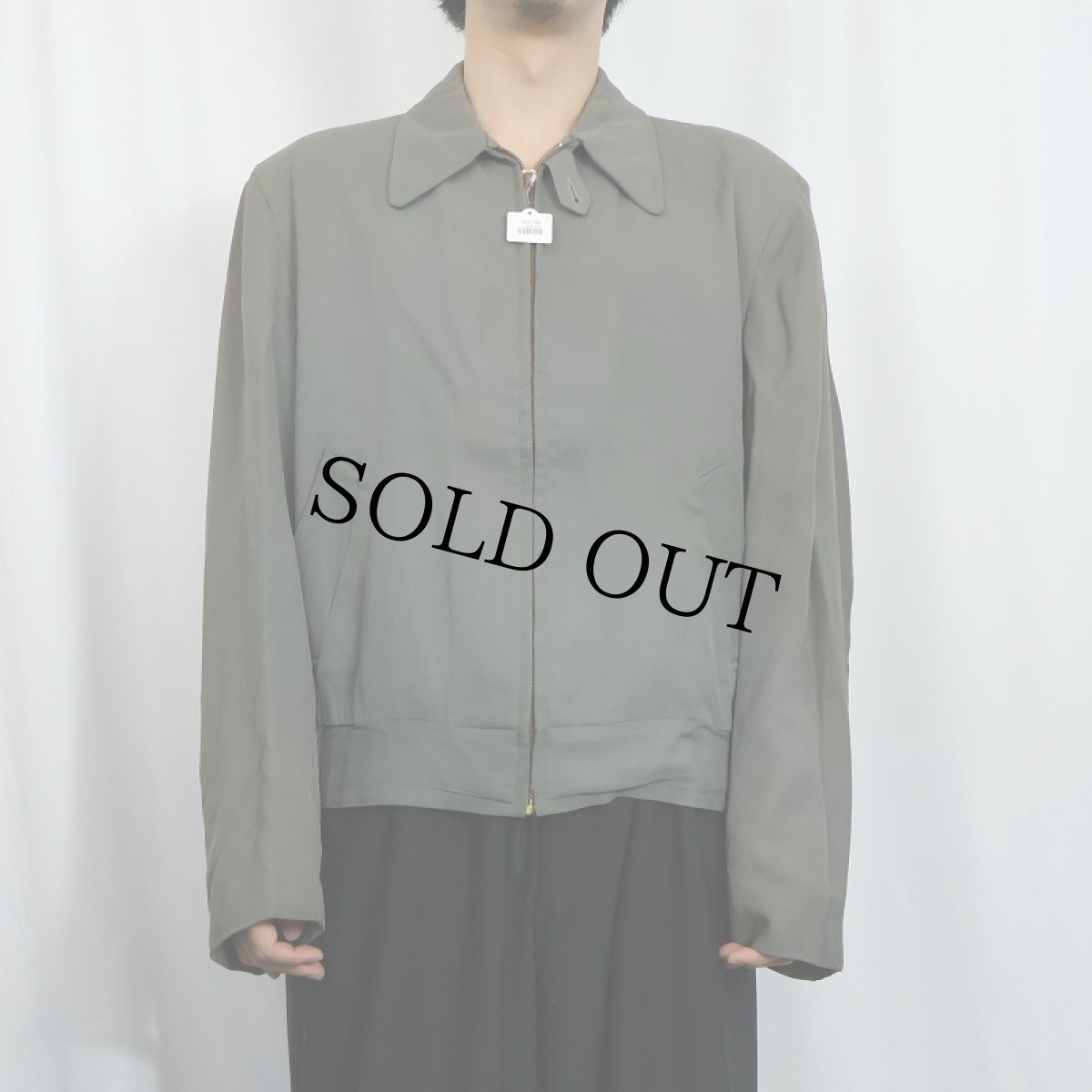 画像2: 50's Lou Foster レーヨンスポーツジャケット (2)