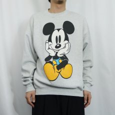 画像3: 90's MICKEY&CO. 青パンミッキー キャラクタープリントスウェット (3)
