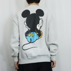 画像4: 90's MICKEY&CO. 青パンミッキー キャラクタープリントスウェット (4)