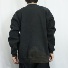 画像3: 90's Looney Tunes USA製 "Marvin the Martian" キャラクタープリントスウェット BLACK XL (3)