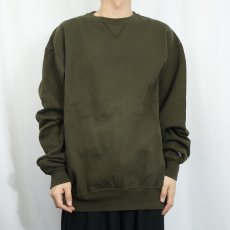 画像2: 80〜90's Champion USA製 青刺繍タグ 後期 前V スウェット XXL (2)