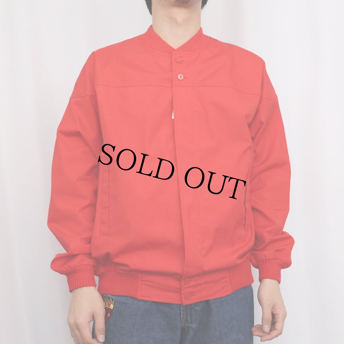 画像2: 80's McGREGOR ポリコットン ダービージャケット XL (2)