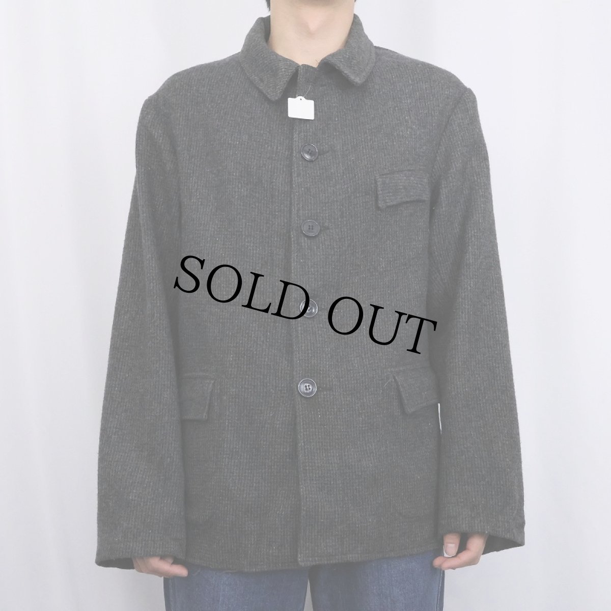 画像2: 50's FRENCH ファーマーズジャケット (2)