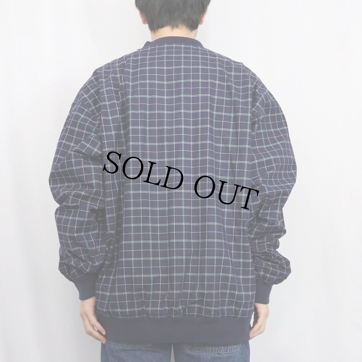 画像3: POLO GOLF RALPH LAUREN チェック柄 コットンプルオーバー NAVY XL (3)