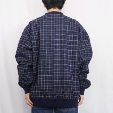 画像3: POLO GOLF RALPH LAUREN チェック柄 コットンプルオーバー NAVY XL (3)