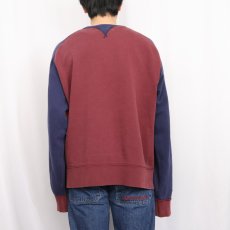 画像4: POLO Ralph Lauren 両Ｖ フリーダムスリーブ プリント/ワッペン付きスウェット XXL (4)