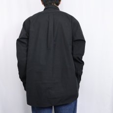 画像3: Ralph Lauren "CLASSIC FIT" コットンボタンダウンシャツ BLACK L (3)