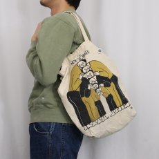 画像2: THE NEW YORKER イラストプリント キャンバストートバッグ (2)