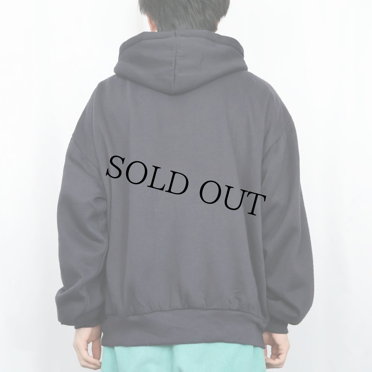 画像3: 90〜2000's NORTHWEST TERRITORY 裏サーマル スウェットジップパーカー BLACK XL (3)