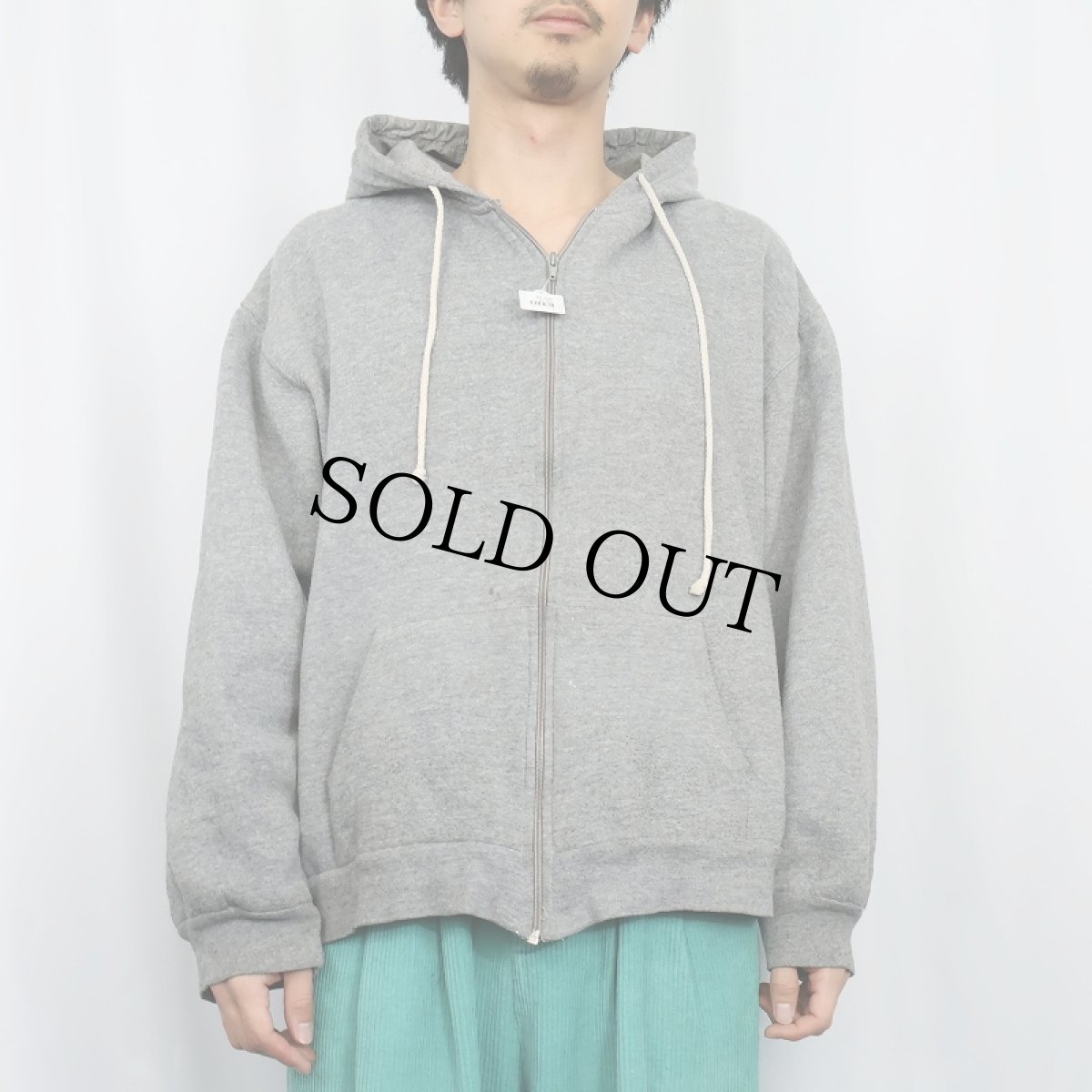 画像2: HIGHLAND 裏サーマル スウェットジップパーカー L (2)