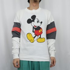 画像2: 80〜90's Disney MICKEY MOUSE USA製 キャラクタープリントスウェット M (2)