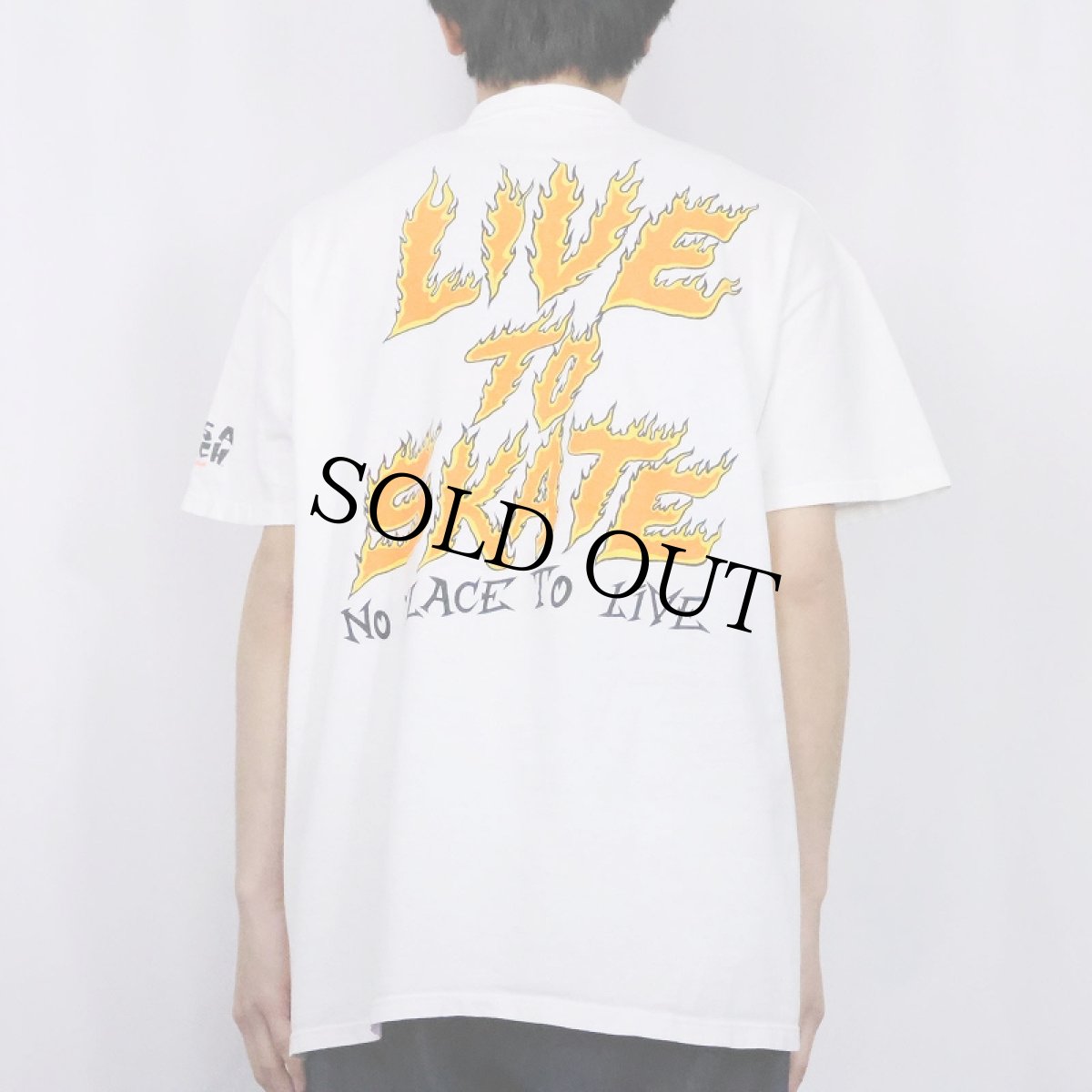 画像4: 80's LIFE'S A BEACH USA製 "DANFORTH" サーフブランド プリントTシャツ XL (4)