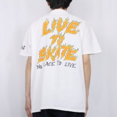 画像4: 80's LIFE'S A BEACH USA製 "DANFORTH" サーフブランド プリントTシャツ XL (4)