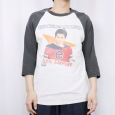 画像3: 90's RAGE AGAINST THE MACHINE "EVIL EMPIRE" ロックバンド ラグランTシャツ (3)
