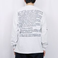 画像6: 90's Rollins Band USA製 "SEARCH AND DESTROY" ロックバンドツアーロンT XL (6)