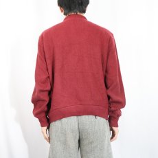 画像3: 70's Montgomery Ward 裏ボア アクリルニットジャケット XL (3)