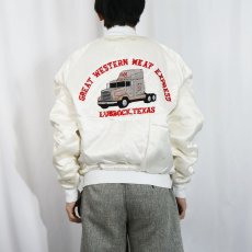 画像3: 90's AMERICAS FINEST USA製 刺繍入り ナイロンスタジャン L (3)