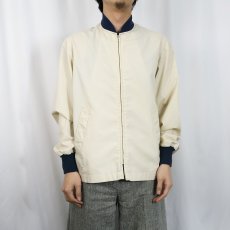画像2: 70〜80's MAINE GUIDE USA製 コットンポリ ジャケット (2)