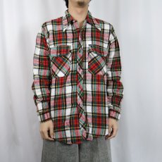 画像2: 70's rappers USA製 ヘビーネルシャツ M (2)