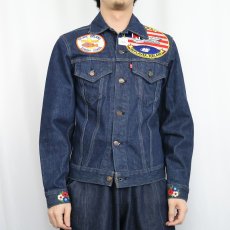 画像3: 70's Levi's 70505-0217 USA製 ワッペン付き デニムジャケット SIZE36 (3)