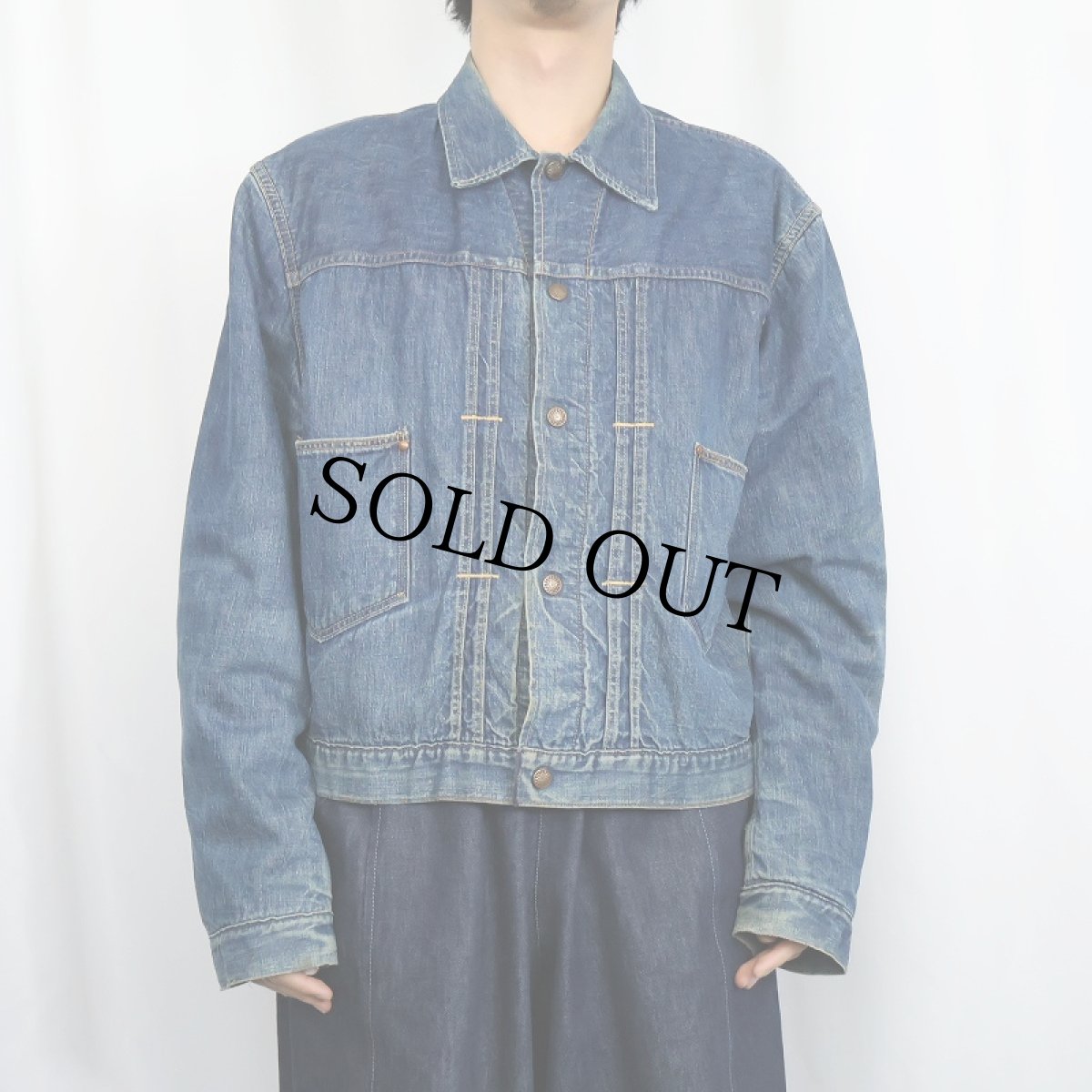 画像2: 50〜60's HERCULES ブランケットライナー デニムジャケット (2)