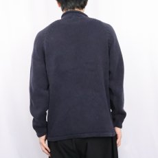 画像3: J.CREW ロールネック コットンニットセーター NAVY S (3)