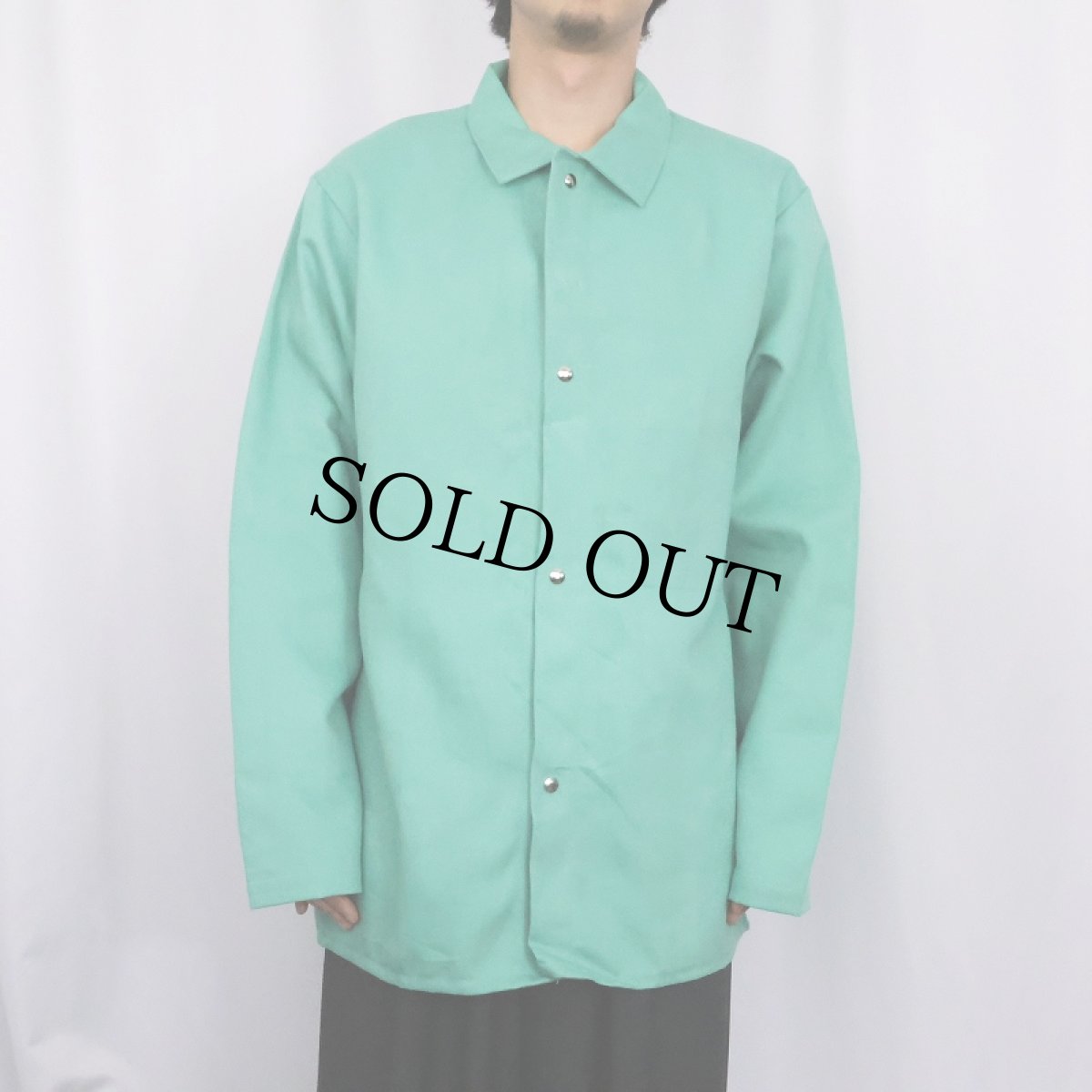 画像2: 80's WESTEX 難燃素材 ワークジャケット L (2)