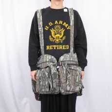 画像3: 90's 10x USA製 "TREBARK" トレバークカモ柄 ハンティングベスト XL (3)